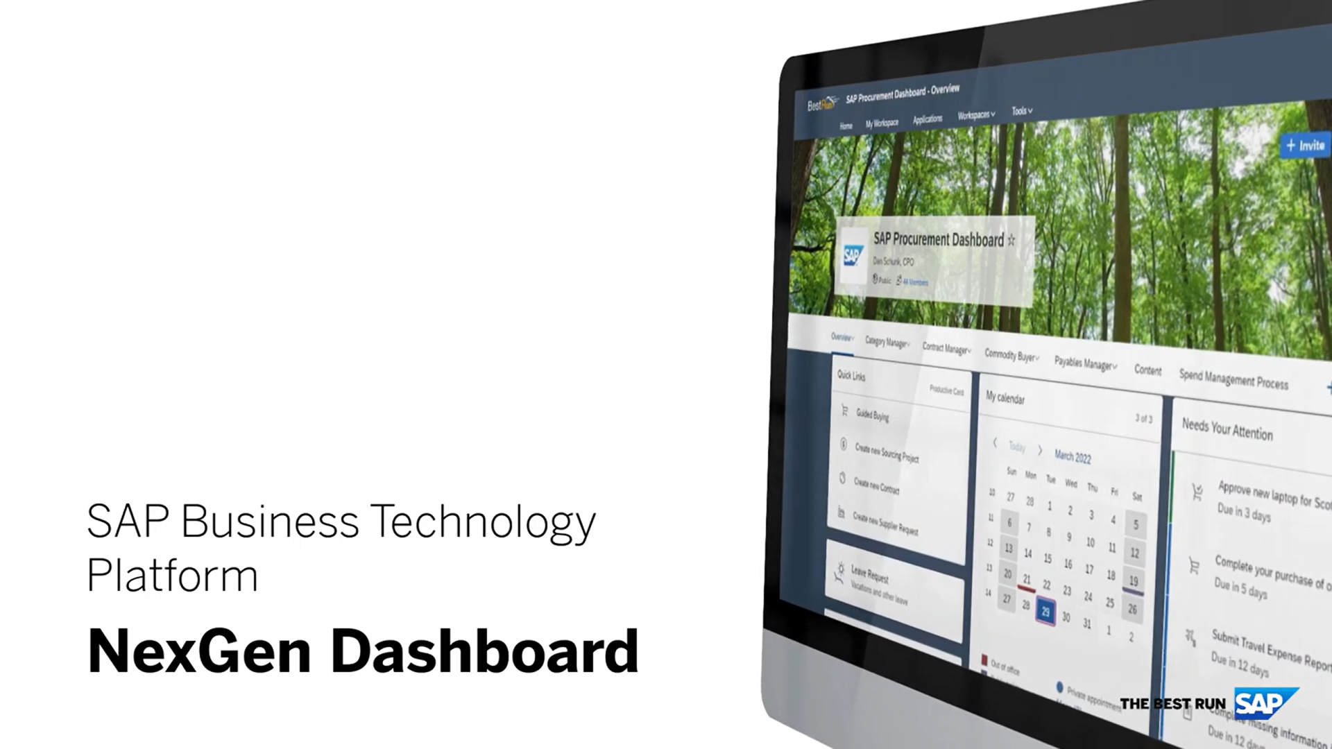 SAP Business Technology Platform (BTP): Das Dashboard der nächsten Generation