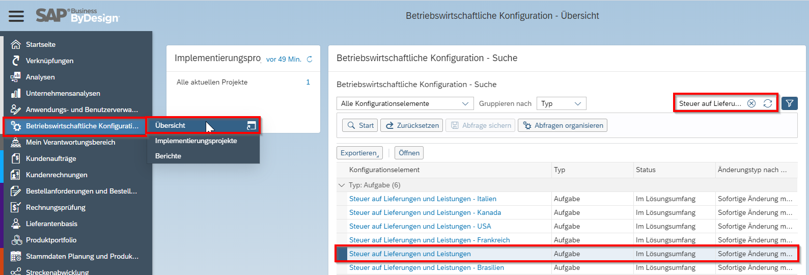 Kurzanleitung: Anlegen von Steuerkennzeichen